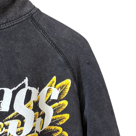 PACSUN Mens Graphic Eagle Madness Pullover Sweatshirt Hoodie Gray Medium Casual - Picture 6 of 8